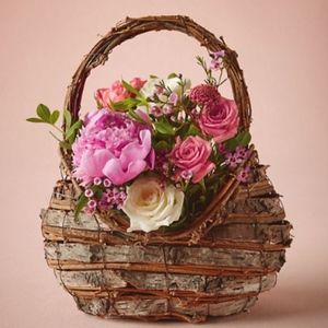 BHLDN Woodland Flower Girl Basket